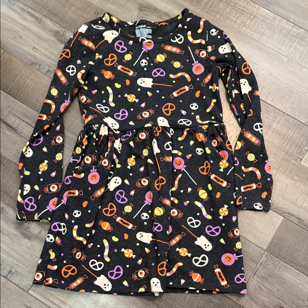 Cat & Jack Kids Casual Dress Set - White, Purple, and Black - Picture 5 of 5